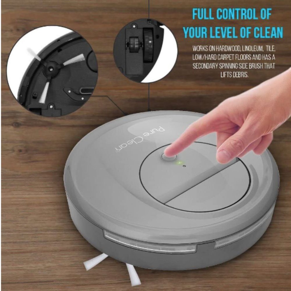 Pyle Pure Clean Smart Robot Vacuum Sweeper Cleaner PUCRC17